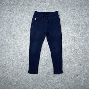 Polo Ralph Lauren Sweatpants Kids Size 3T Navy Blue‎ Loungewear Cuffed pony